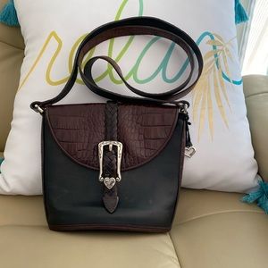 Vintage Brighton Crossbody Bucket Bag